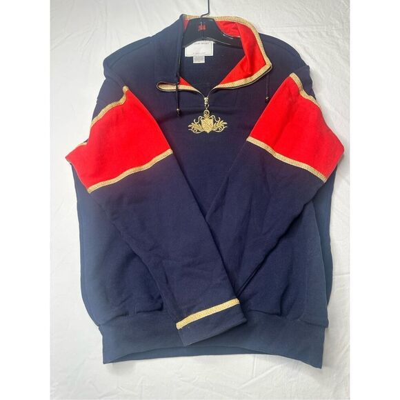 St. John Sweaters - Gorgeous St. John Sport Nautical Quarter Zip sweater, Size Small